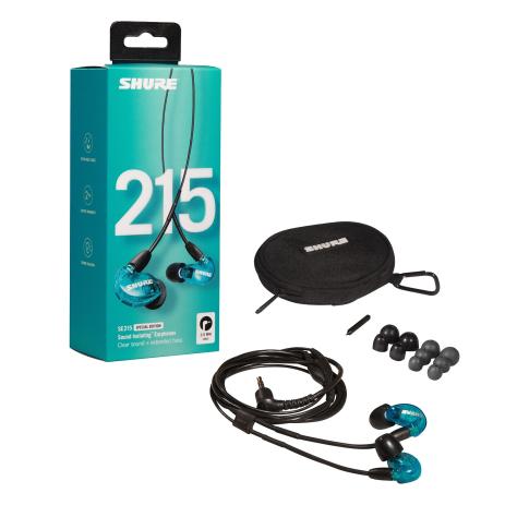 Shure SE215SPE Blue Special Edition SE215 Sound Isolating Earphones