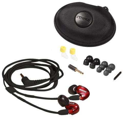 Shure SE535 Red Earphones with Bluetooth Cable | IDJNOW