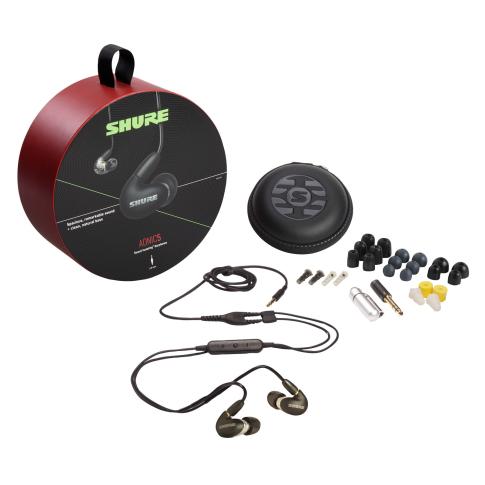 Shure SE53BABK+UNI AONIC 5 Sound Isolating Earphones in Matte Black