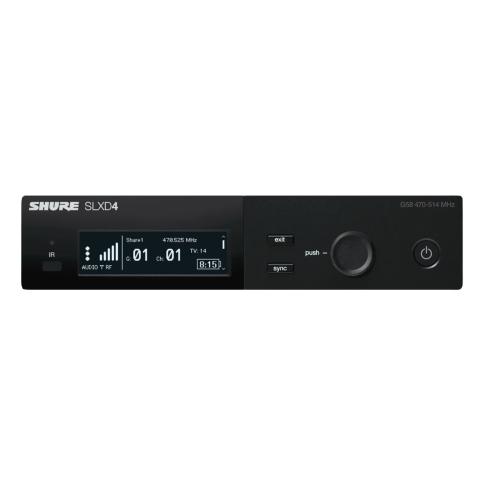 Shure SLXD4=-J52 Digital Wireless Receiver (Frequency Band: J52)
