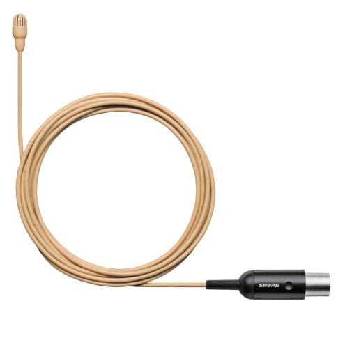 Shure TL47 TwinPlex Tan Subminiature Omni Lavalier Microphone