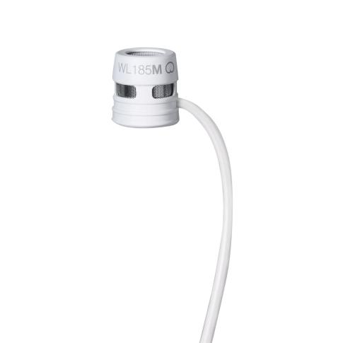 Shure WL185MW/C-LM3 Cardioid Lavalier Mic - White (LEMO3 Connector)