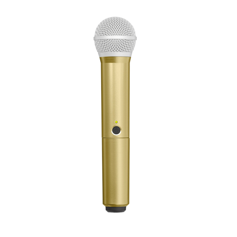 Shure WA712-GLD Gold Colored Handle for BLX2 Transmitter with PG58 Capsule
