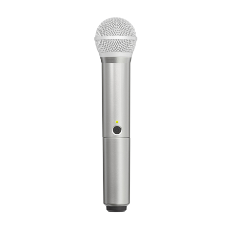 Shure WA712-SIL Silver Colored Handle for BLX2 Transmitter with PG58 Capsule