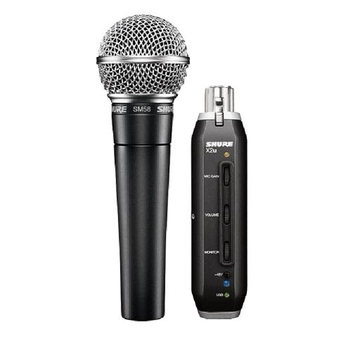 Shure SM58-X2U SM58 & X2u USB Digital Bundle | IDJNOW