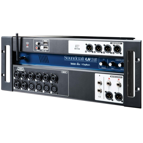 Soundcraft Ui16 16-channel Digital Mixer with Wireless Control Left