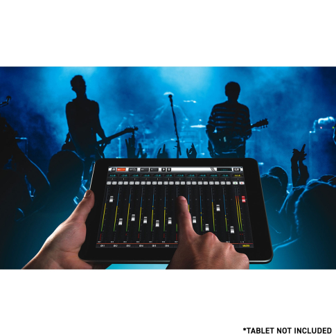 Soundcraft Ui16 16-channel Digital Mixer with Wireless Control Tablet Effect
