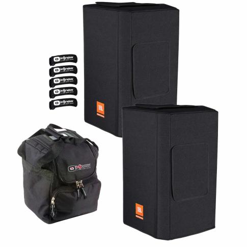 (2) JBL Bags SRX815P-CVR-DLX Deluxe Padded SRX815P Speaker Covers Bundle