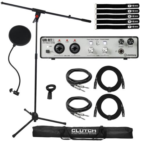 Steinberg UR-RT2 USB 2.0 Audio Interface with Microphone Stand