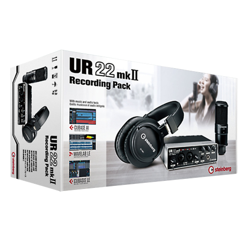 Steinberg UR22MKII Recording Pack with Dual-Channel Audio Interface - Store Demo