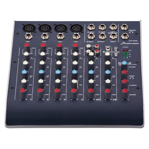 StudioMaster C2S-4 4 Channel USB Compact Mixer