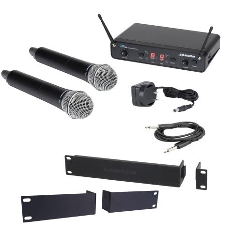 Samson Concert 288 Handheld Dual-Channel Wireless System Bundle