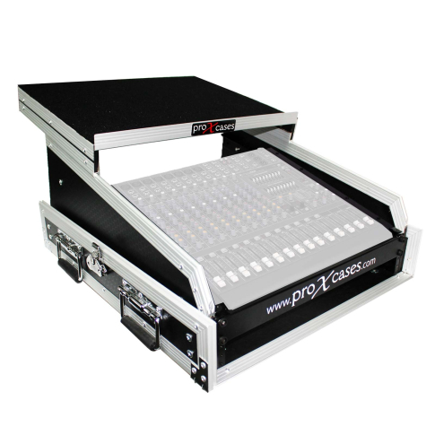 ProX 2U Rack x 13U Flight Case with Shelf - Return | IDJNOW