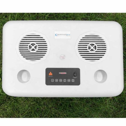 Technical Pro BCOOLERB Waterproof Cooler with Bluetooth Speaker - Blue Top