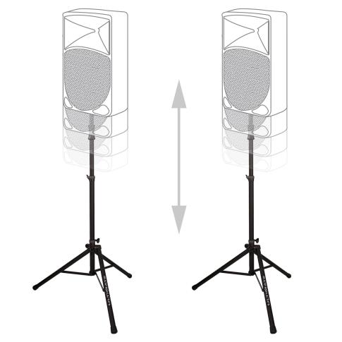 (2) Ultimate Support TS-100B Tripod Speaker Stands