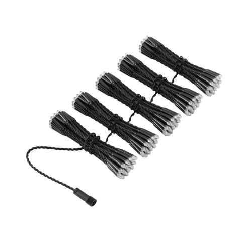 Twinkly TWPLUS-PLC-CU-10X25SPP-B RGBW PLUS Light Curtain (Black Wire)