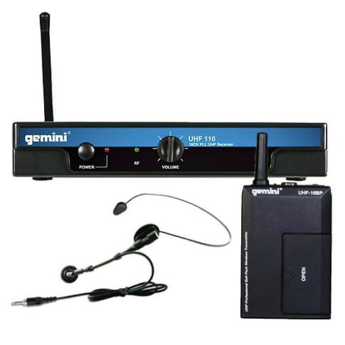 Gemini UHF-116HL Single Channel Wireless System