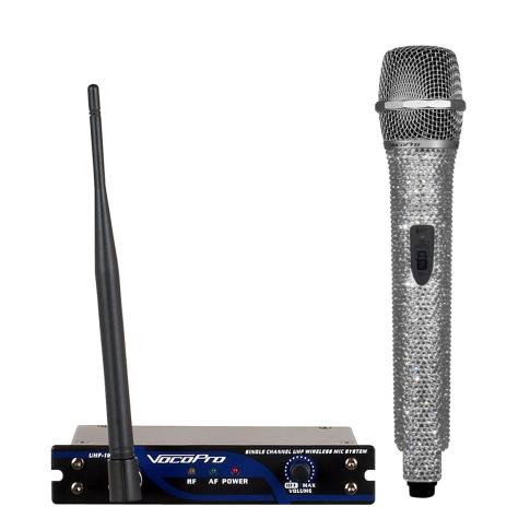 VocoPro UHF-18-DIAMOND-Crystal Single Channel UHF Wireless Mic System