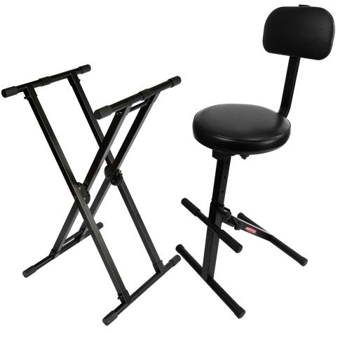 Ultimate Support Music Chair with X-Style Keyboard Stand | IDJNOW