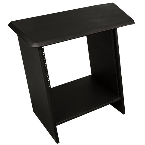 Ultimate Support NUC-R12L Nucleus Series Studio Desk Table Top - Single 24" Extension with 12 Space Rack (left)