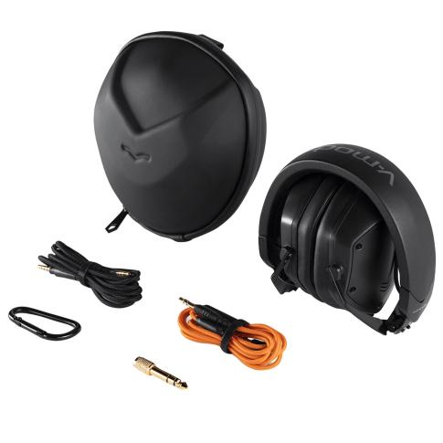 V-Moda M200-BK Black Studio Headphones with Stand | IDJNOW