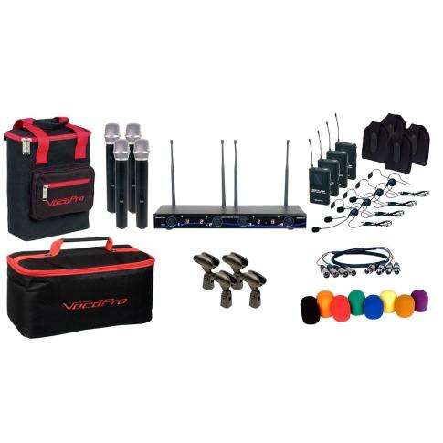 VocoPro DIGITAL-34-AI 4-Channel PLL Wireless Handheld/Headset System