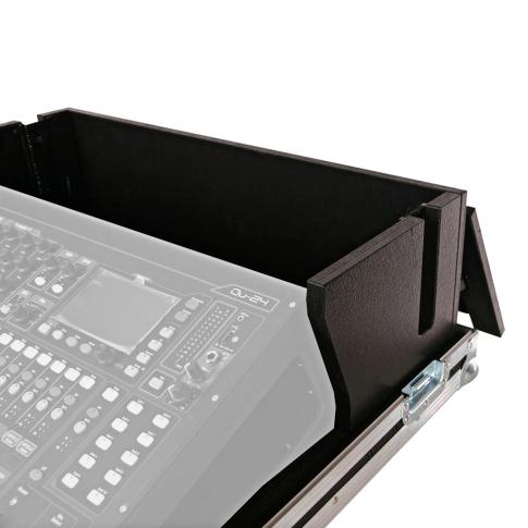 ProX Allen & Heath QU-24 Mixer Case w/Doghouse & Wheels [XS