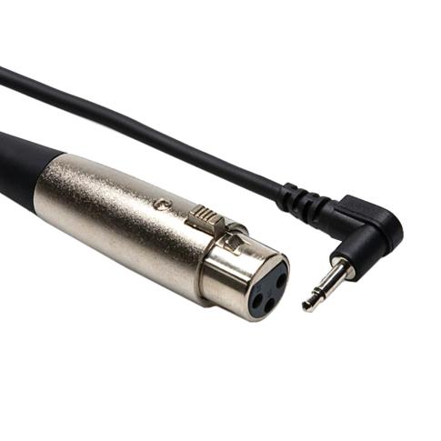 Hosa XVM-305F Microphone Cable XLR3F to Right-angle 3.5 mm TS