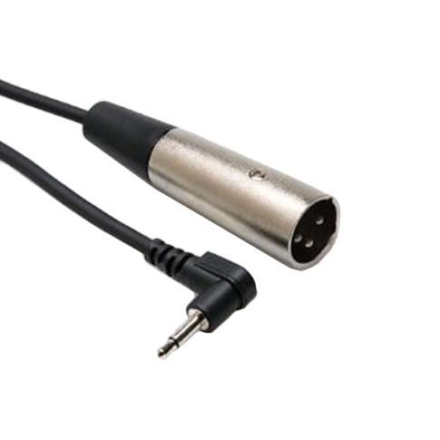 Hosa XVM-305M Microphone Cable Right-angle 3.5 mm TS to XLR3M