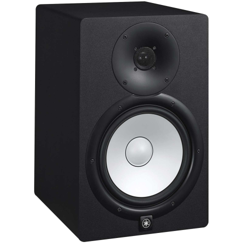 Yamaha HS8 8" Two-Way Bass-Reflex Bi-Amplified Nearfield Powered Studio Monitor Right Angle View