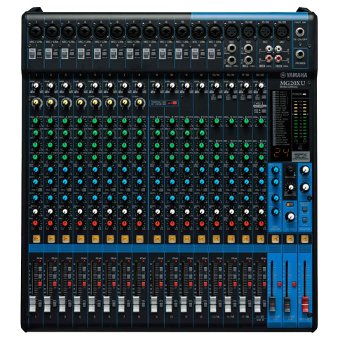 Yamaha MG20XU 20 Input 6 Bus Mixer with Effects, USB, and Rackable