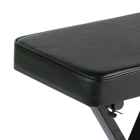 Yamaha PKBB1 Portable X-Style Keyboard Bench Closeup