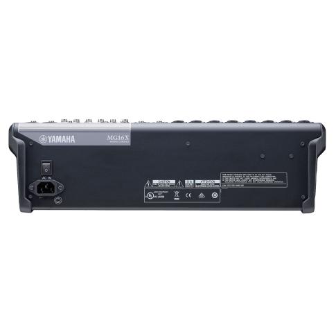 Yamaha Pro Audio MG16XCV 16-Input 4 Bus Mixer with Effects 12 RU Rear