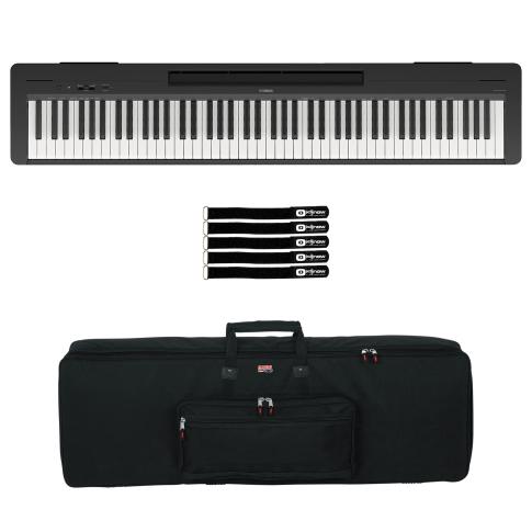 Yamaha Pro Audio P145BT Black 88-Key Digital Piano with Padded Bag