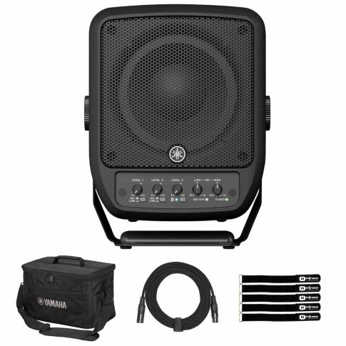 Yamaha Pro Audio STAGEPAS100BTR Portable 6.5" PA System with Soft Bag