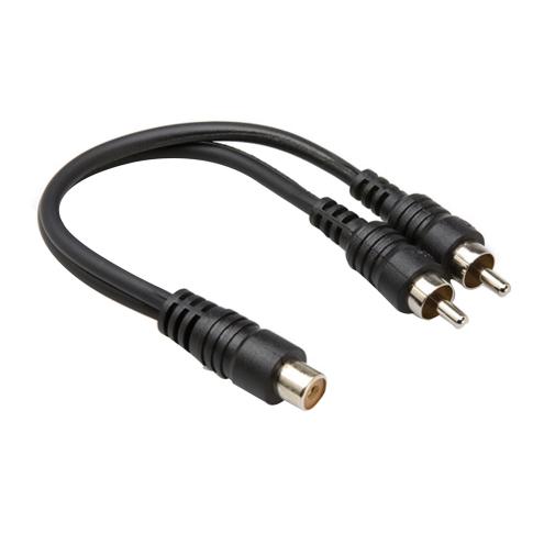 Hosa Technology YRA-105 RCA Female to Dual RCA Male Y-Cable