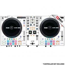 12 Inch Skinz Rane One White and White Overlays | IDJNOW