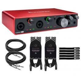 Focusrite Scarlett 8i6 (3rd Gen) USB Audio Interface CABLE KIT – Kraft Music