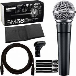Shure Sm58 Microphone With Xlr Cable And Stand : Target