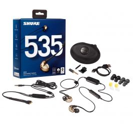 Shure SE535-V+BT1 Bronze Earphones with Mic u0026 Bluetooth | IDJNOW