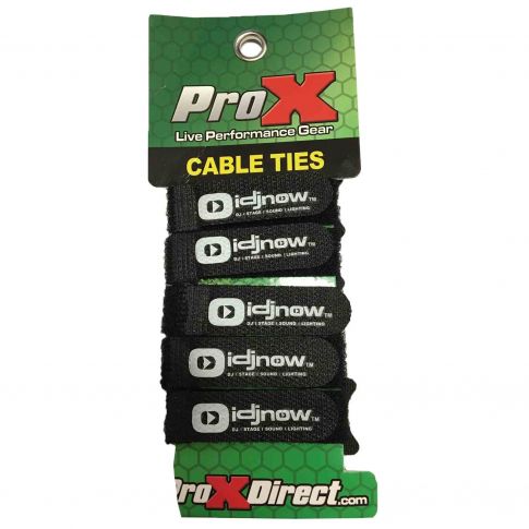 5 Pack of 8" Reusable Velcro Cable Ties