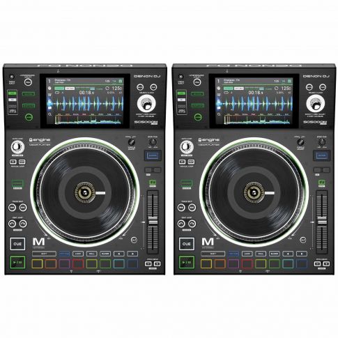 (2) Denon DJ SC5000M Prime Players with Motorized Platters Promotion