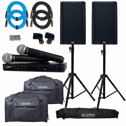Electro-Voice EVOLVE 30M – BLX24/PG58 Wireless Mic – Mic Stand – Mic Clip –  XLR Cable