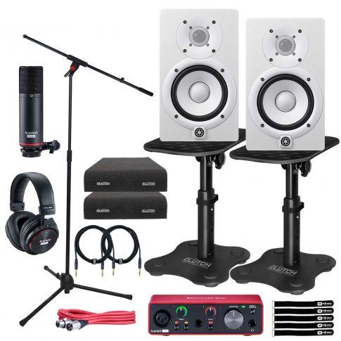 Yamaha HS5 Pair Bundle with Stand and XLR Cable -  By  Winning Star Electronics
