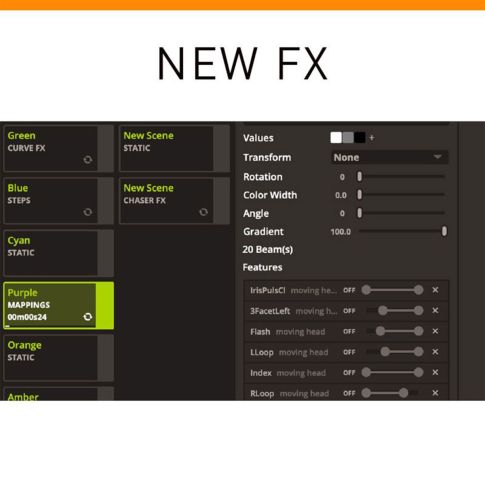 ADJ myDMX 5 Express DMX Lighting Control Software / Hardware Diagram 1