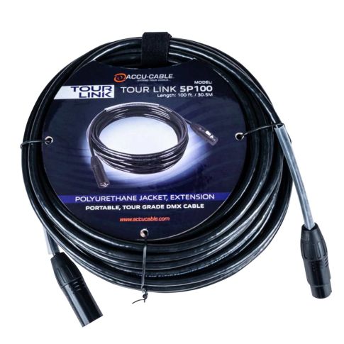 ADJ TOUR LINK 5P100 100FT Tour Grade DMX Data Cable