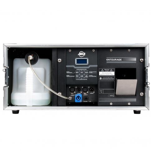 American DJ Entourage 1500W Pro Faze Machine with Flight Case & DMX & 4 Gallons of Fluid Package front