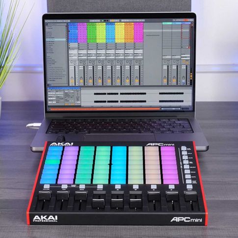 Akai Professional APC Mini MK2 Ableton Clip Launch Controller Laptop