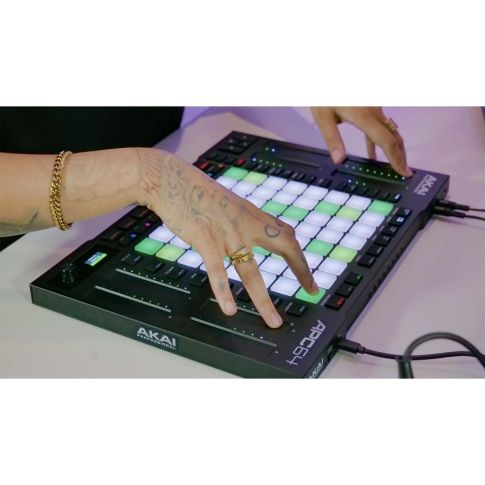 Akai Professional APC64 Ableton Controller with Sequencer Playing