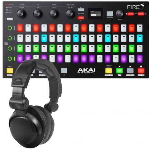 Akai Fire FL Performance Controller with Headphones | IDJNOW
